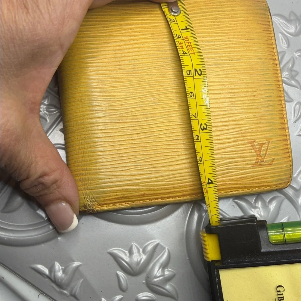 Louis Vuitton vintage‎ Epi leather wallet yellow purple